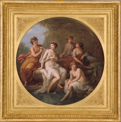 Diana e le sue ninfe che fanno il bagno da Angelica Kauffmann